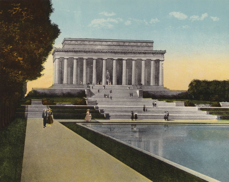 Washington DC: Lincoln Memorial door American Photographer (after)