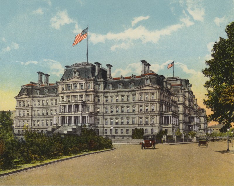 Washington DC: State, War and Navy Building door American Photographer (after)