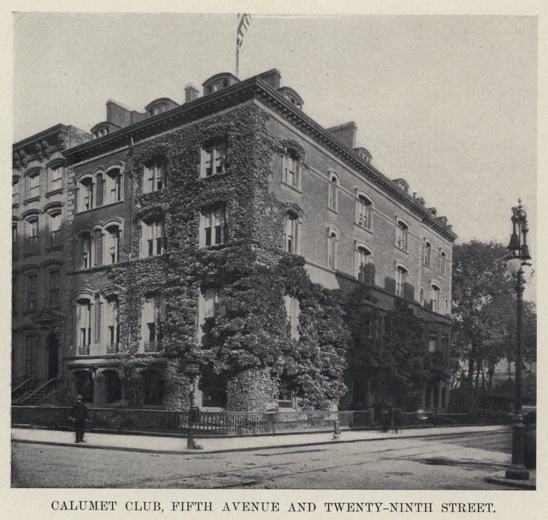 Calumet Club, Fifth Avenue en 29th Street door American Photographer