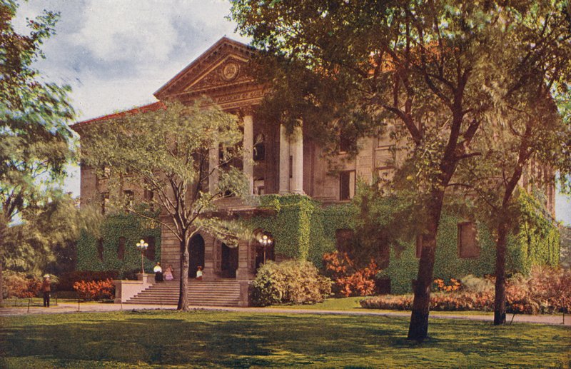 Chicago: Academie van Wetenschappen, Lincoln Park (kleurenfoto) door American Photographer