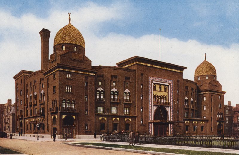 Chicago: Medinah Temple, AAONMS, Cass, Ohio en Ontario (kleurenfoto) door American Photographer