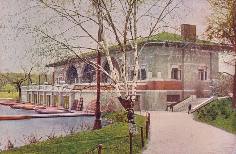 Chicago: Nieuw paviljoen in Humboldt Park (kleurenfoto) door American Photographer