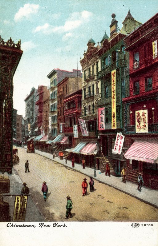China Town, New York, VS (z/w foto) door American Photographer