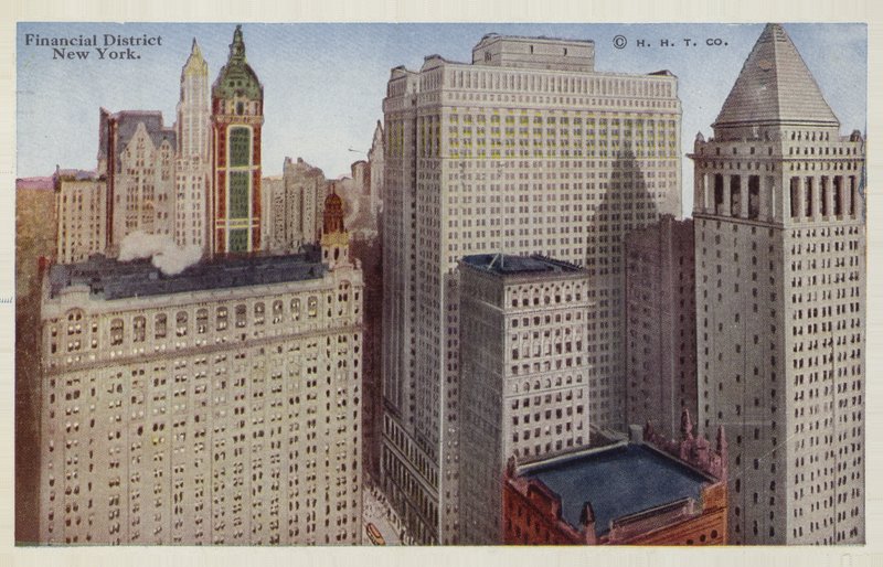 Financial District, New York City, VS (gekleurde foto) door American Photographer