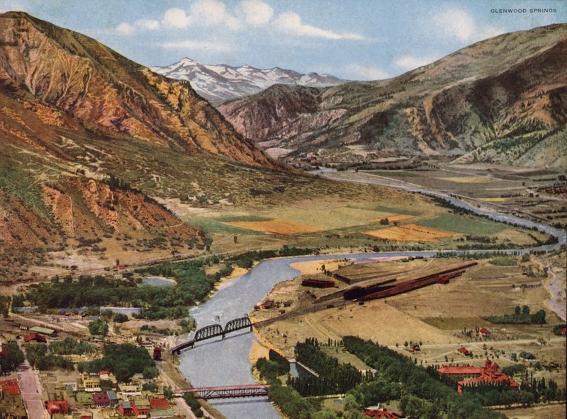 Glenwood Springs (kleurenfoto) door American Photographer