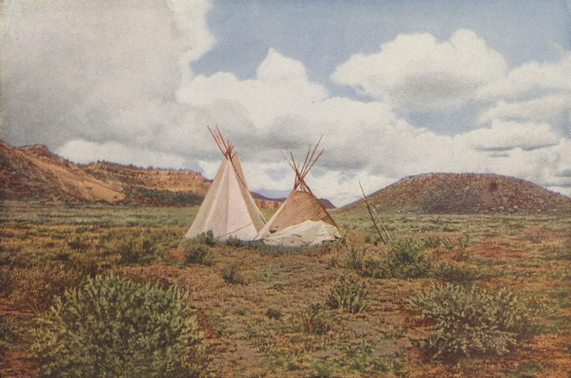 In Apache Land, Arizona (gekleurde foto) door American Photographer