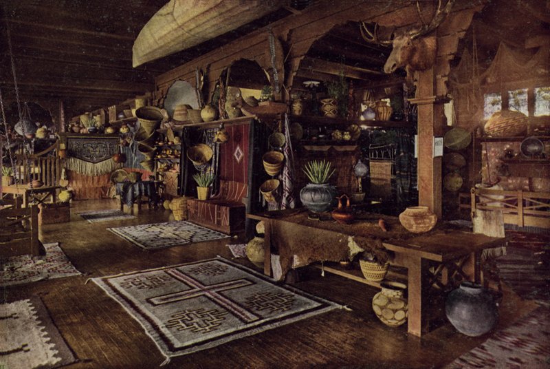 Interieur Indiaans Gebouw, Albuquerque, New Mexico door American Photographer