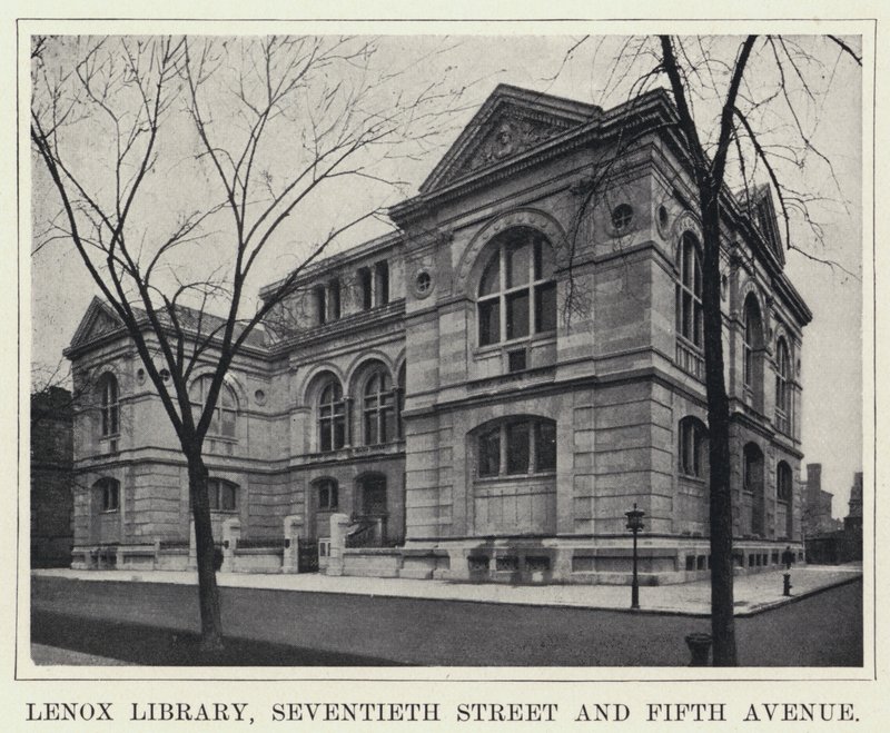 Lenox Library, Seventieth Street en Fifth Avenue door American Photographer