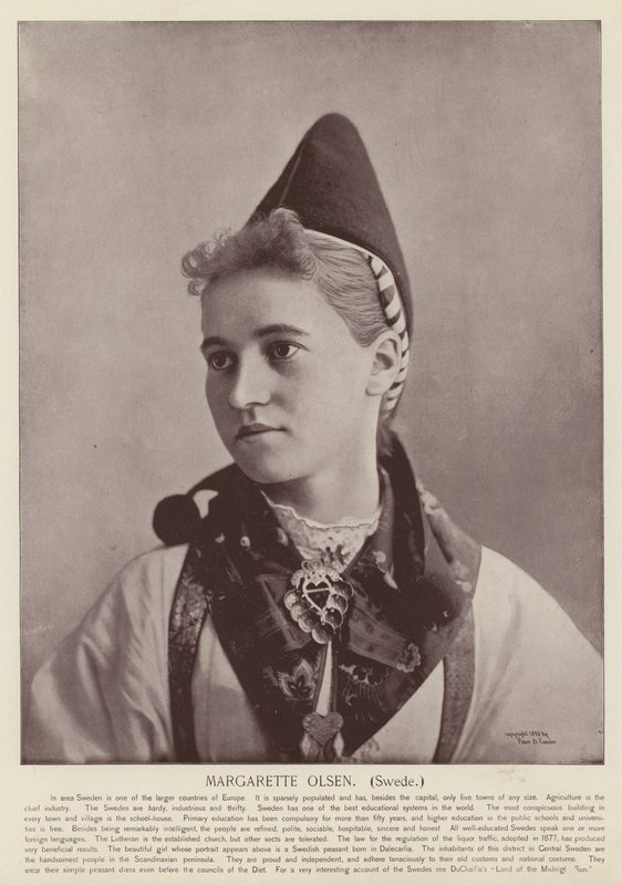 Margarette Olsen, Zweedse door American Photographer