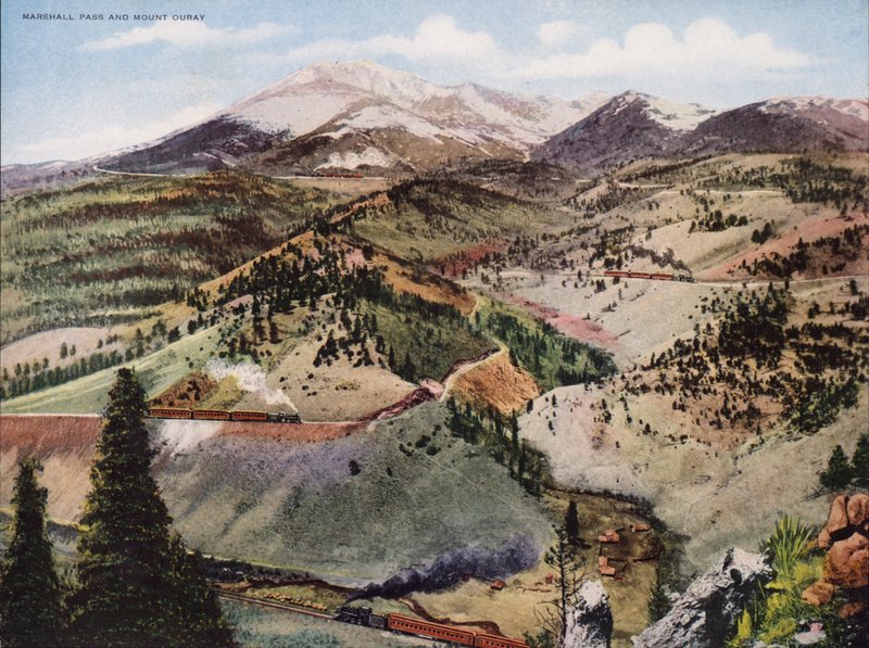 Marshall Pass en Mount Ouray (kleurenfoto) door American Photographer