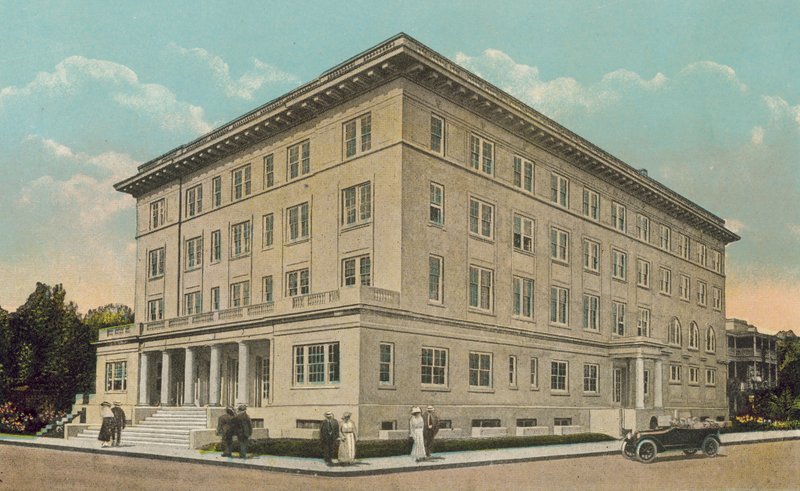 Miami, Florida, ca 1925: YMCA-gebouw (kleurenfoto) door American Photographer