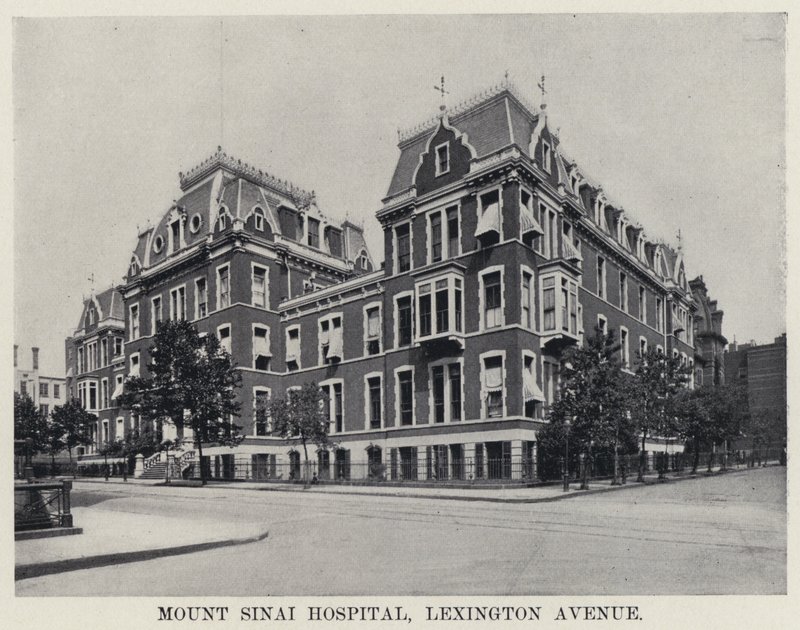 Mount Sinai Hospital, Lexington Avenue door American Photographer