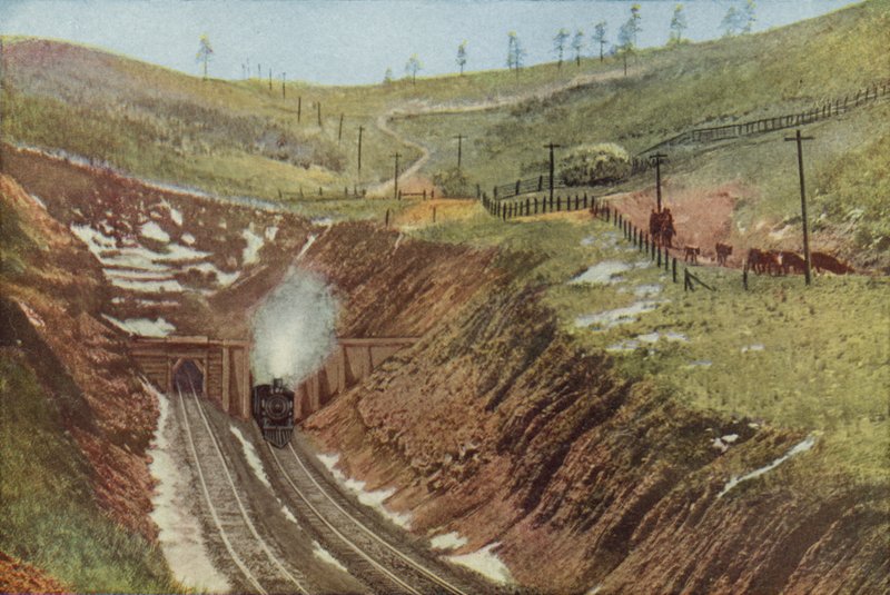 Raton Tunnel, Hoogste Punt op de Santa Fe door American Photographer