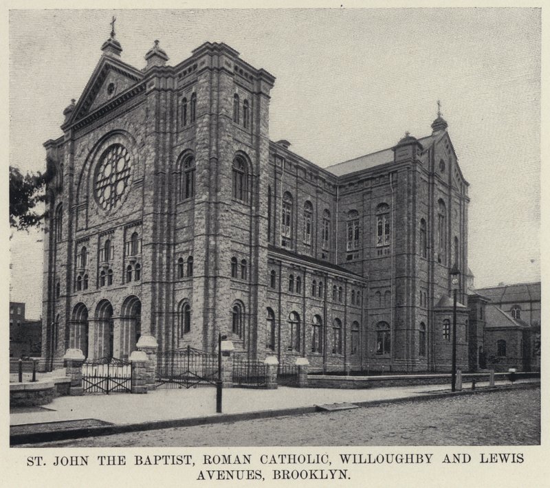 St John the Baptist, Roman Catholic Willoughby en Lewis Avenues, Brooklyn door American Photographer