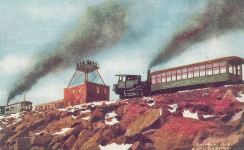 Top van Pikes Peak, Hoogte door American Photographer