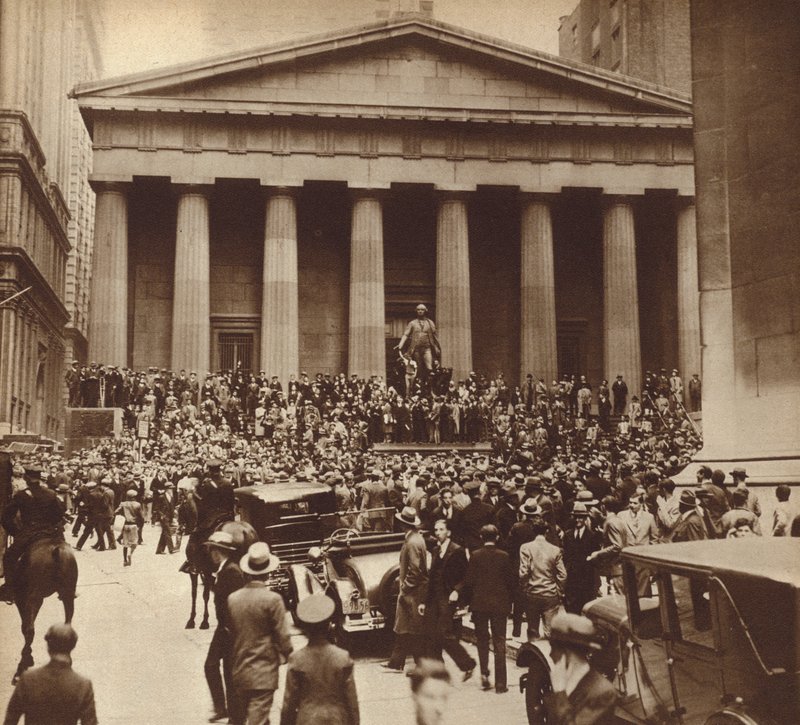 De krach op Wall Street door American Photographer