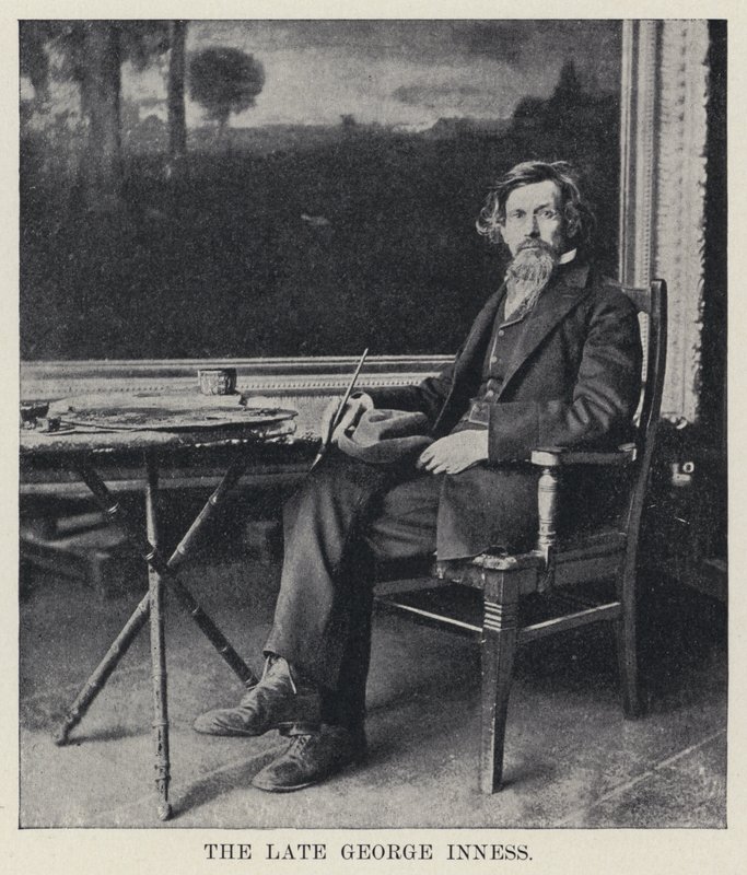 De overleden George Inness door American Photographer