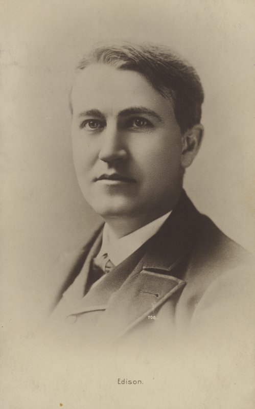 Thomas Edison (1847-1931), Amerikaanse uitvinder door American Photographer