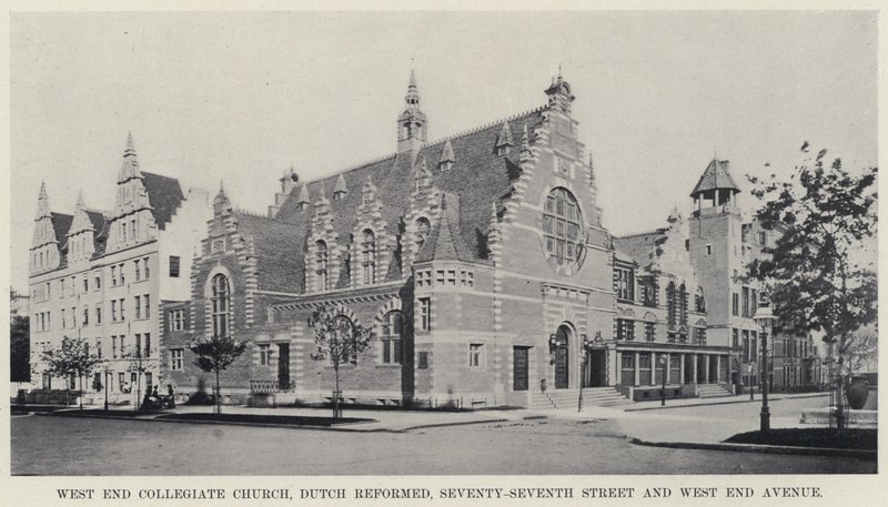 West End Collegiate Church, Dutch Reformed, Seventy-Seventh Street en West End Avenue door American Photographer
