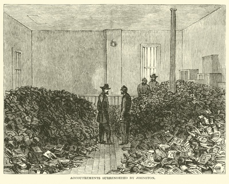 Uitrusting overgegeven door Johnston, april 1865 door American School