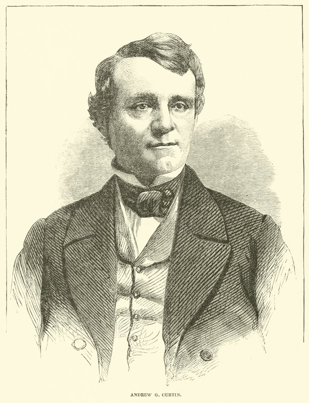 Andrew G Curtin, december 1863 door American School