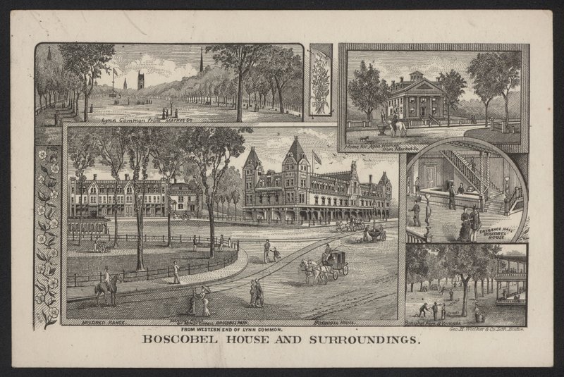 Boscobel House en omgeving door American School