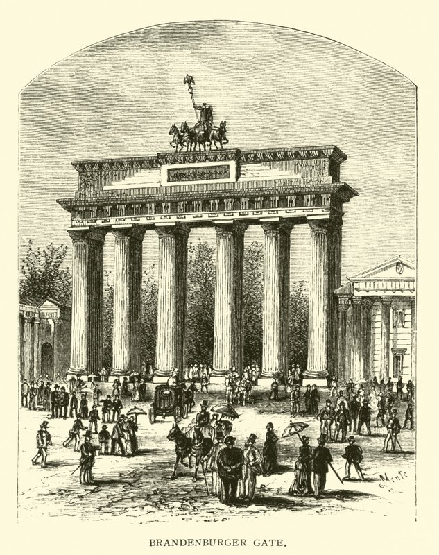 Brandenburger Tor door American School