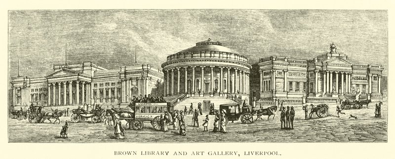 Brown Bibliotheek en Kunstgalerij, Liverpool door American School