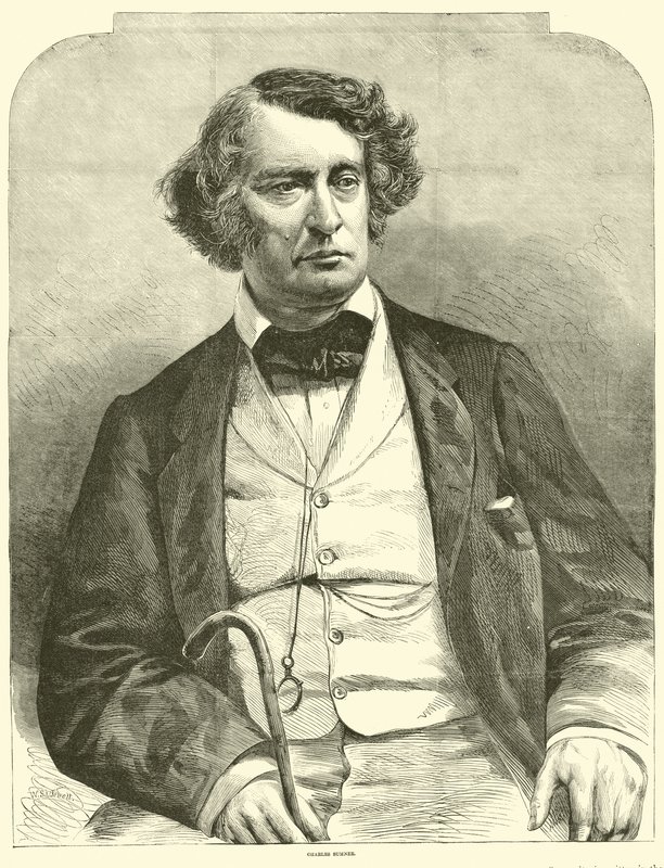 Charles Sumner, maart 1864 door American School