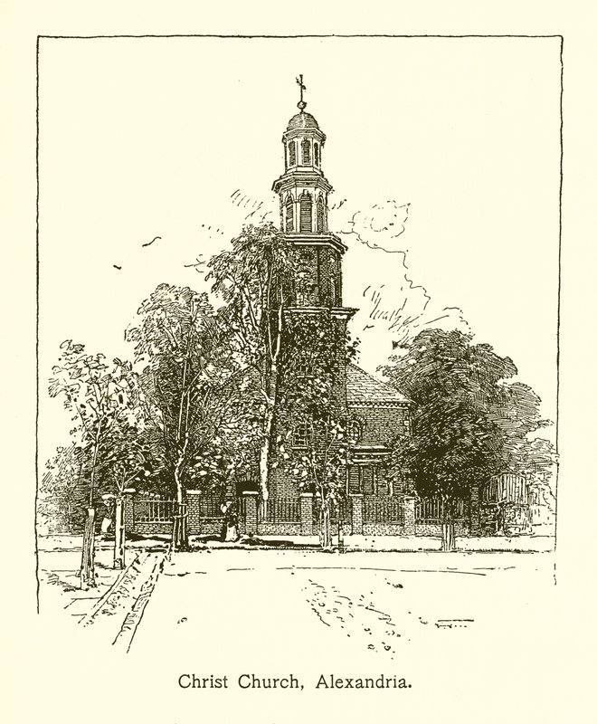 Christ Church, Alexandria, Mount Vernon door American School