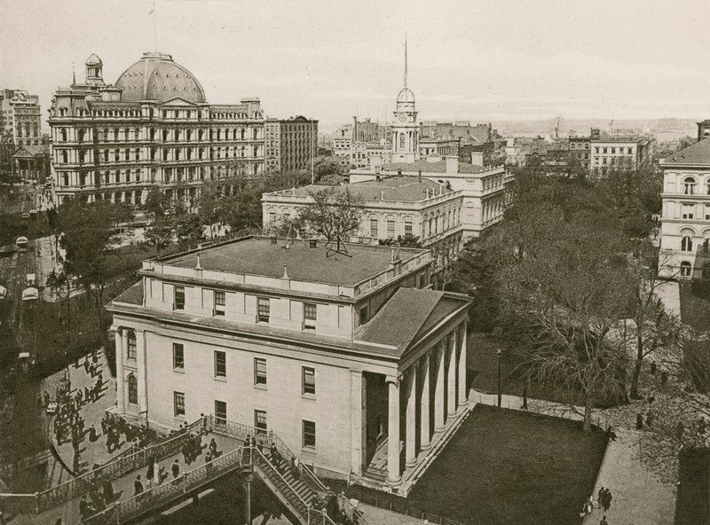 City Hall Park, N.Y door American School