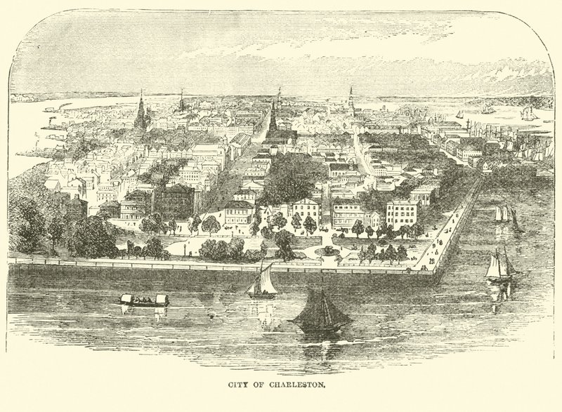 Stad Charleston, mei 1862 door American School