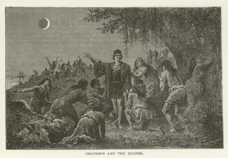 Columbus en de Zonsverduistering door American School