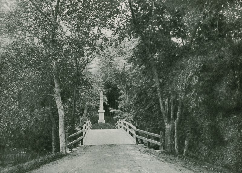 Concord Bridge, Lexington door American School