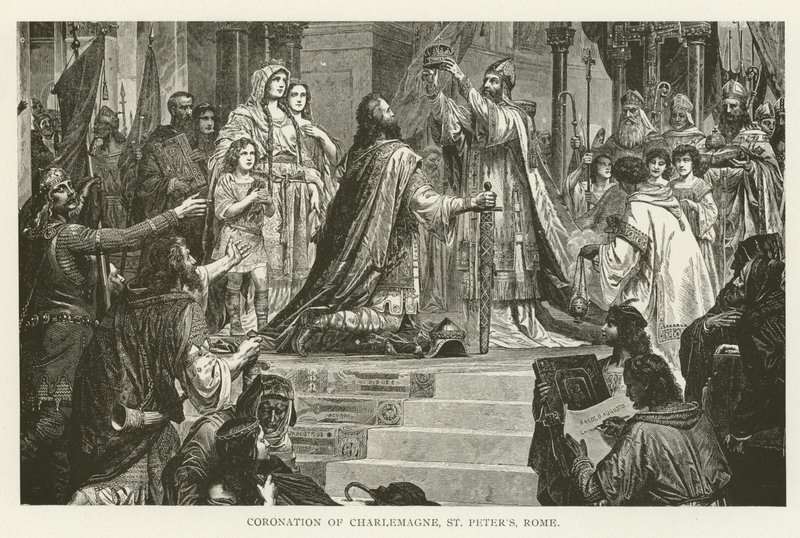 Kroning van Karel de Grote, Sint-Pieters, Rome door American School