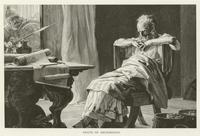 Dood van Archimedes door American School