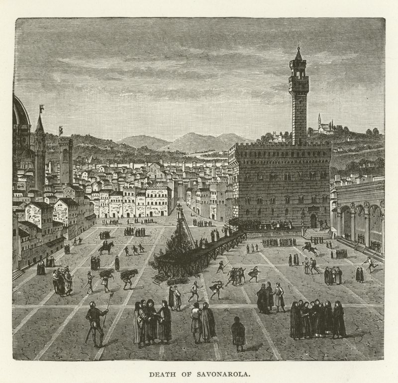 Dood van Savonarola door American School