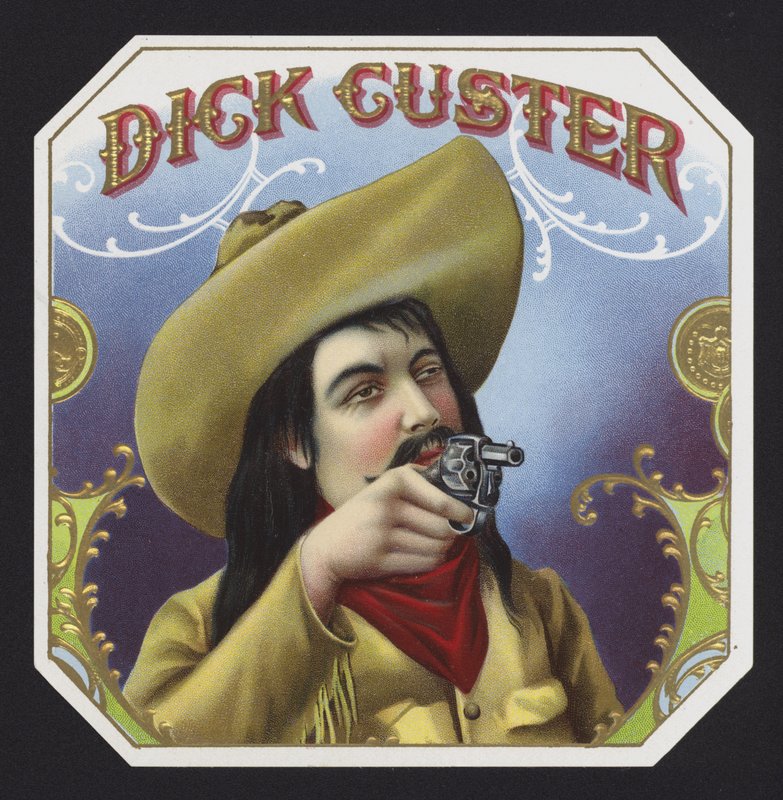 Dick Custer door American School
