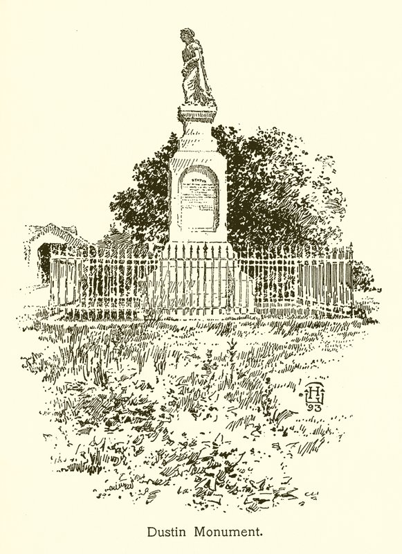 Dustin Monument, New Hampshire door American School