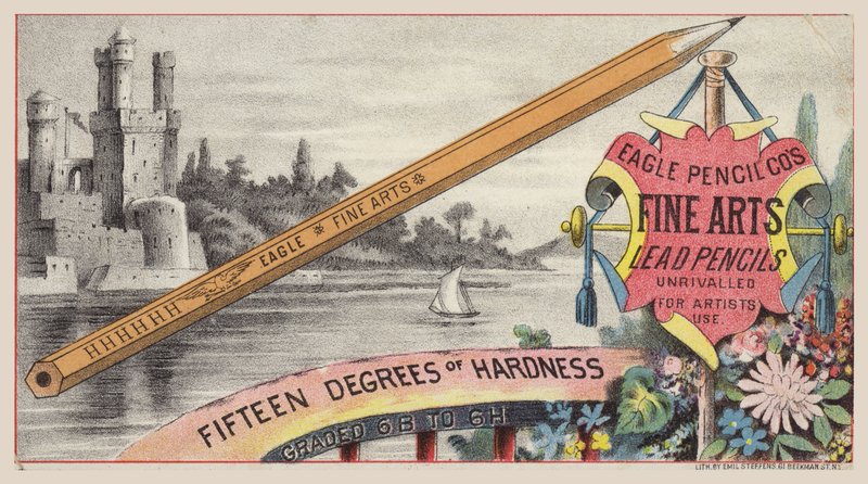 Eagle Fine Arts Potlood Advertentie door American School