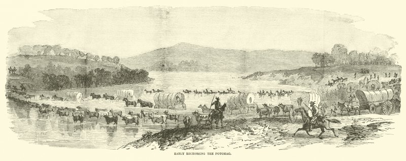 Early steekt de Potomac over, juli 1864 door American School