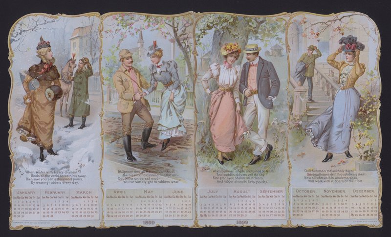 Modekalender voor 1899 door American School