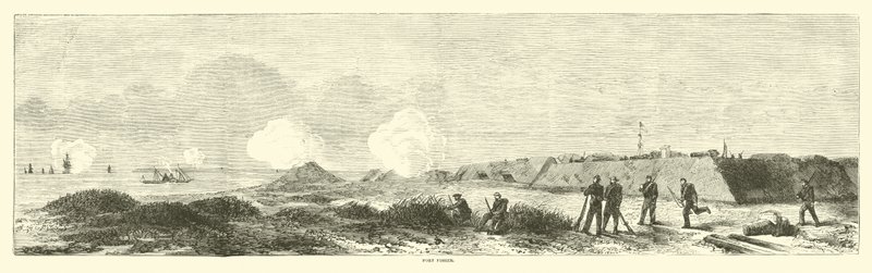 Fort Fisher, december 1864 door American School