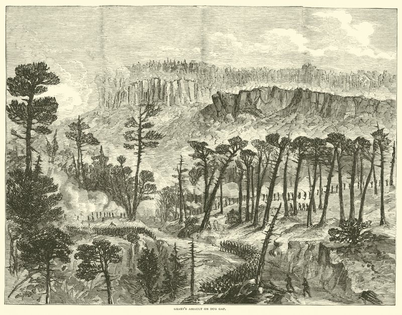 Gearys aanval op Dug Gap, mei 1864 door American School