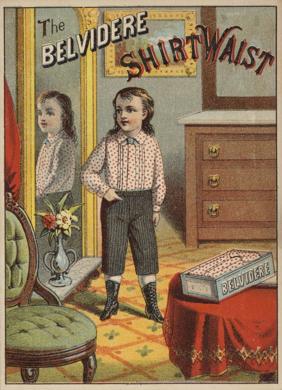 Meisje of Jongen Kijkt in Spiegel door American School