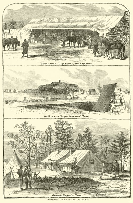 Hoofdkwartier van het leger van de Potomac door American School