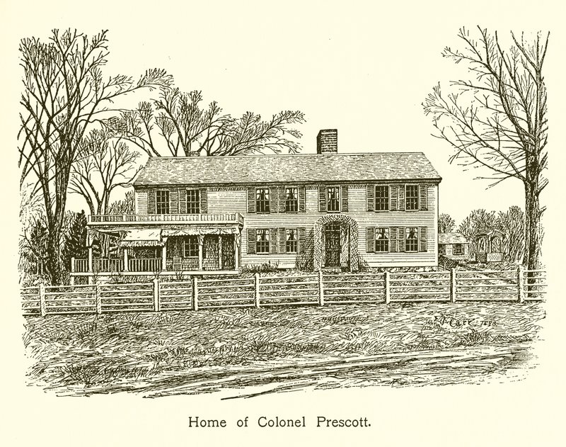Huis van Kolonel Prescott, Bunker Hill door American School