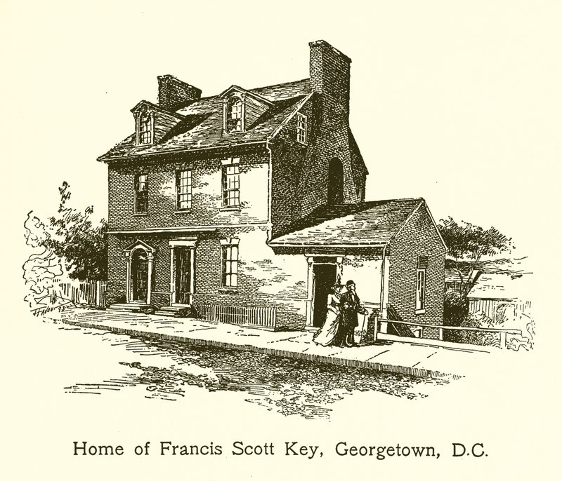 Huis van Francis Scott Key, Georgetown, D.C. door American School