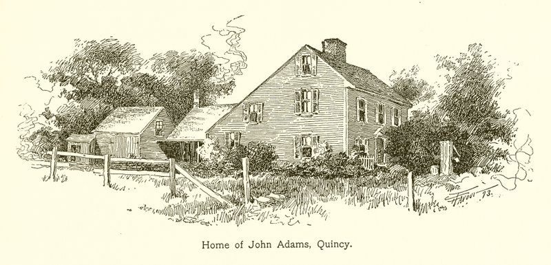 Huis van John Adams, Quincy door American School