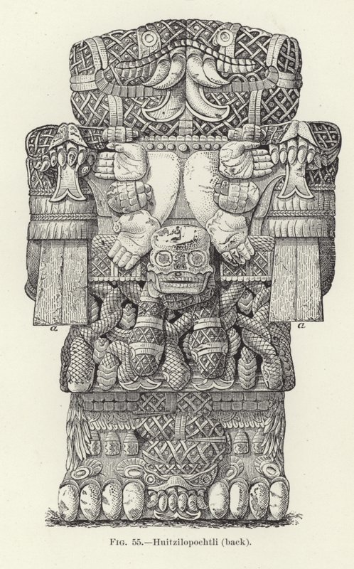 Huitzilopochtli (achterkant) door American School